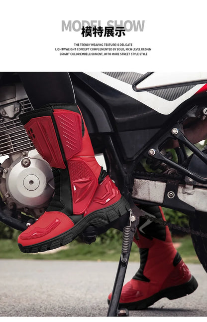 Motorcycle Shoes Riding Rider Motorcycle Boots Racing Travel Equipment Botas Para Moto Botas Moto Motorbike Boots Men
