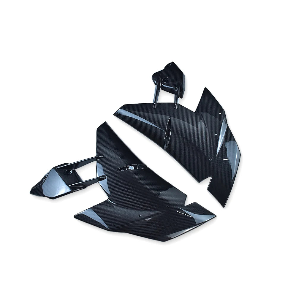 motorcycles For Kawasaki Ninja H2 H2R 2015-2024 Sur-Ron 100% Full Carbon Fiber Lower Fairing Winglets Fairings Motorcycles
