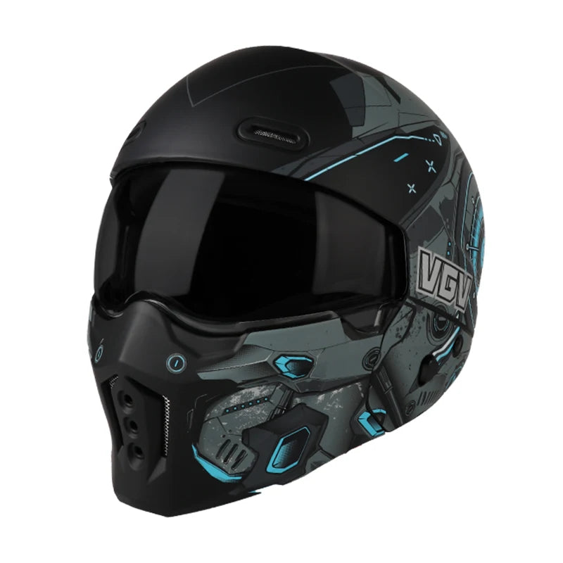 High-Quality Motorcycle Helmet, Personalized Scorpion Warrior Full Helmet, Suitable for Men and Women for Year-Round Riding