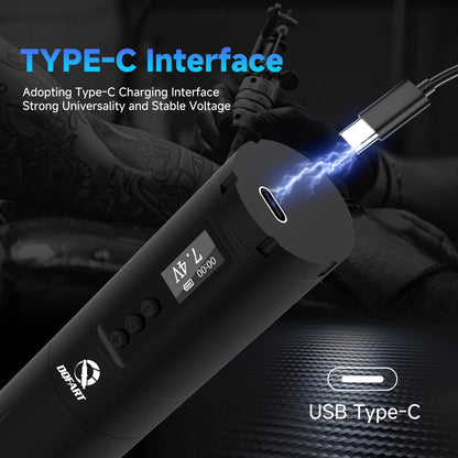 DQFART Wireless Tattoo Pen For Permanent Makeup Tattoo Machine for Professional Tattoo Artists Tattoo Accessories