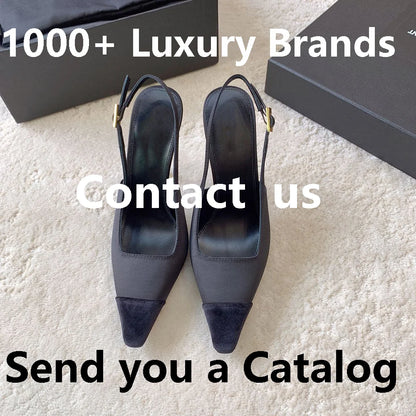 Women's sandals luxury Brand Shoes Woman 2026 trend Ankle Strap Summer Rivets High Heels Slippers Design Pointed Toe Sexy party