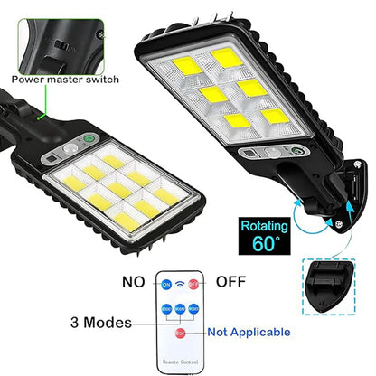 Solar Street Lights Outdoor Waterproof Human Body Sensing Courtyard Garden Wall Household Lights Rural Road Lighting Wall Lights