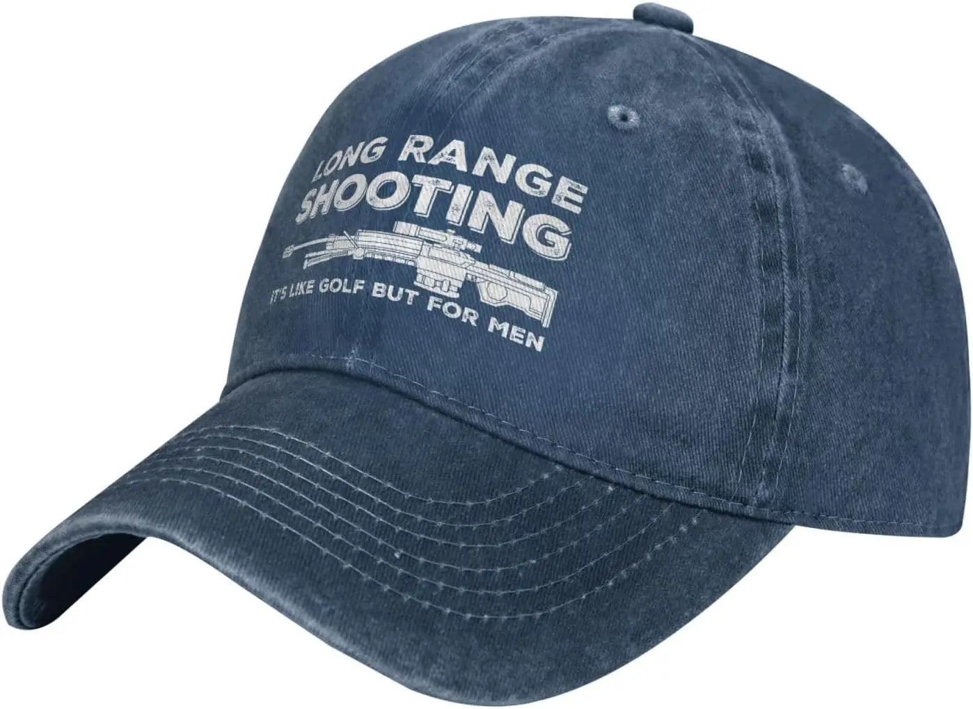 Funny Hat Long Ranges Shooting It's Like Golf But for Men Hat Men Dad Hats Cool Caps