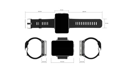 DM100 4G LTE Smart Watch 3GB RAM 32GB ROM 5MP Camera IPS 2700mah Battery 2.86 inch Screen Fitness Sports Sim Card Smartwatch Men
