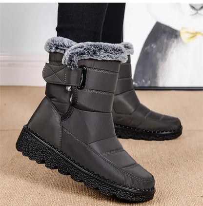 Snow Women's Boots Platform Women Booties Waterproof Shoes Women 2025 Trend Ankle Boots Soft Botas Mujer Women's Winter Boots