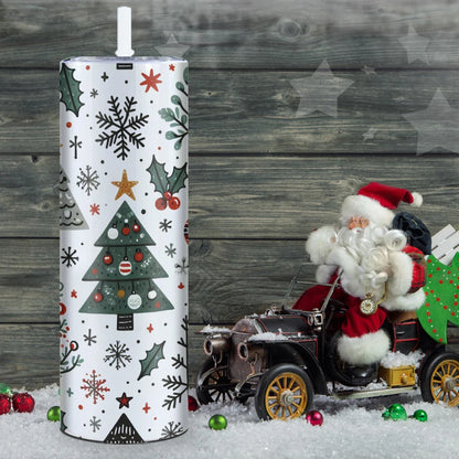 20oz Sublimation Straight Tumbler Stainless Steel Skinny Tumbler with Straw Lid Portable Bottle For Wedding Gift Cup