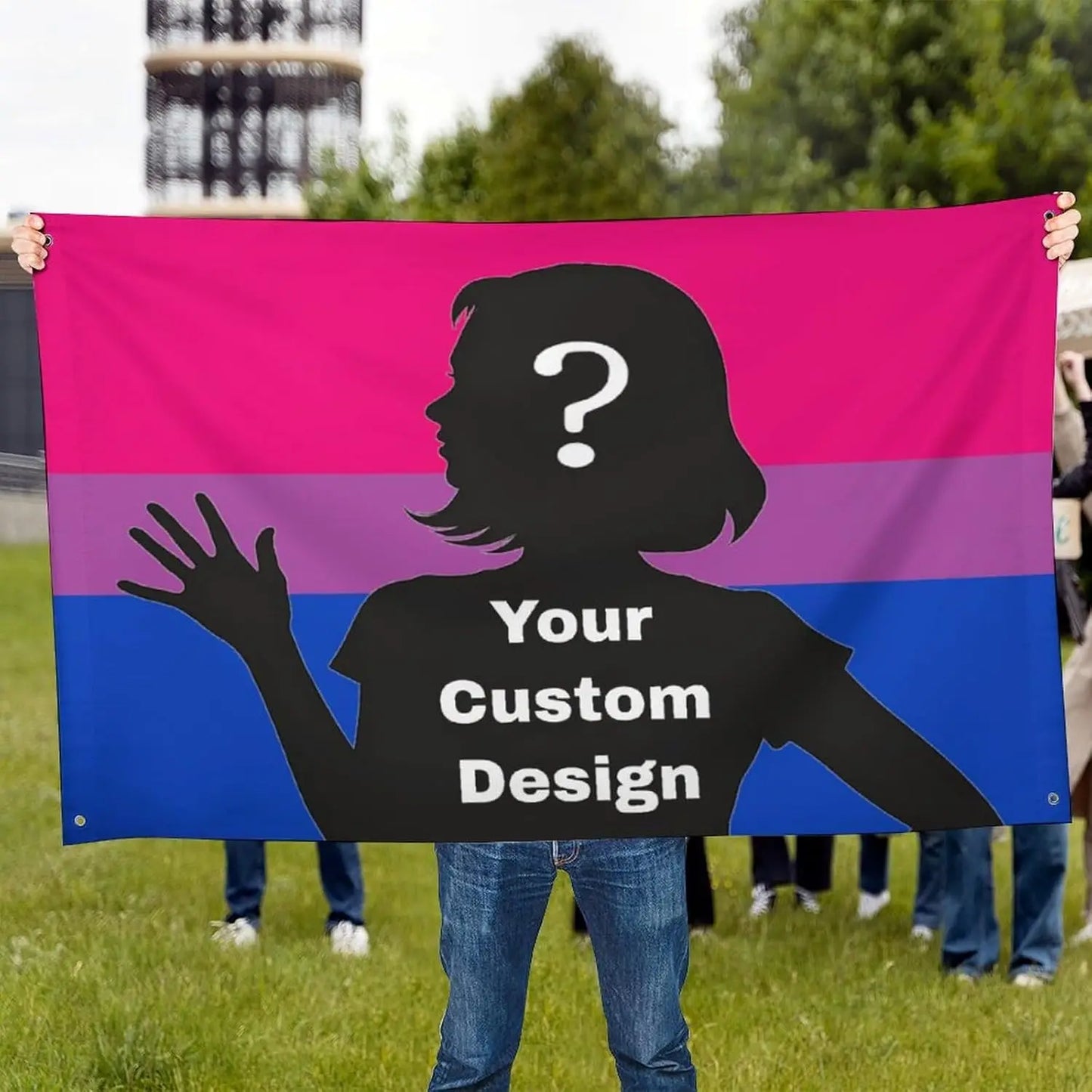 Custom Personalized Rainbow Lgbt Pride Flag, Design Your Photo for Christmas Decor Party University Dorm Bedrooms 3x5 with 4G