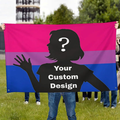 Custom Personalized Rainbow Lgbt Pride Flag, Design Your Photo for Christmas Decor Party University Dorm Bedrooms 3x5 with 4G