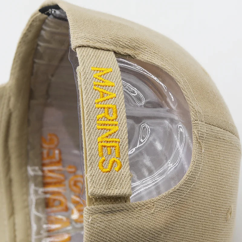 U.S.Marines Baseball Cap Men USA Army Cap Military Cool Black Cap Hat for Outdoor Adjustable Navy Seal Baseball Cap