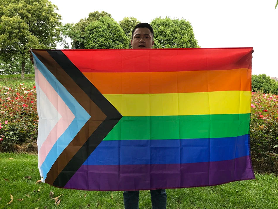 SKY FLAG 90x150cm Homosexual Philadelphia Philly LGBT Gay Pride Rainbow Flag Hanging Polyester Home Decoration