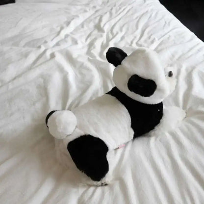 Autumn Winter Pet Plush Coat Dog Clothing Panda Costume Four Legged Cape Plush Warm Cat And Dog Clothing Puppy Clothes Dog Coat