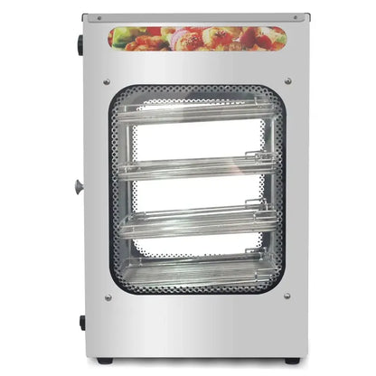 4 Layers Commercial 800W Stainless Steel Pizza Warmer  Display Showcase Hot Food Display Patty Warmer