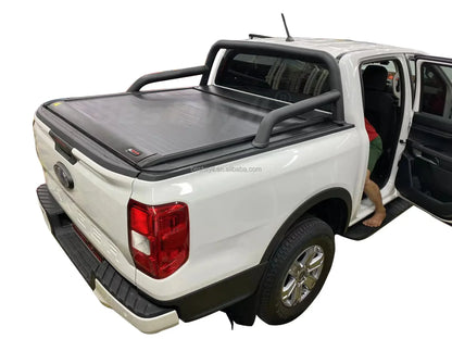 BESTWYLL New Next Gen Retrac Roller Roll Lid Shutter Electric Pickup Truck Bed Tonneau Cover For 2023  Ranger Xlt E-K81
