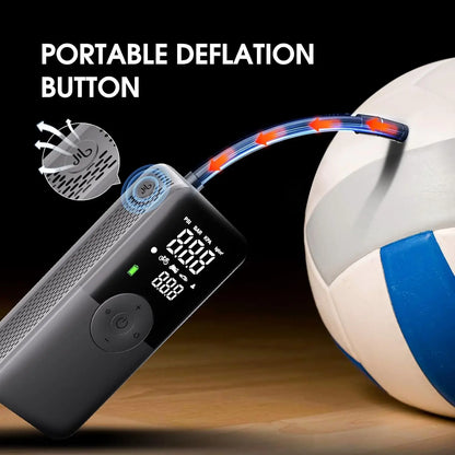 Portable Air Compressor with Digital Screen, 150PSI Tire Pump for Cars, Motorcycles, Bicycles