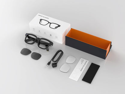 Hiwego New  Smart AI Glasses 800W pixel AI Shooting Camera HD Photo Video Voice Call Translation  Bluetooth Glasses For xiaomi