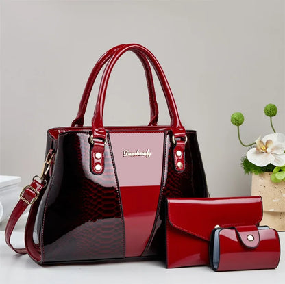 3Piece Set Women's Bag 2025 Trend New in Fashion Niche Ladies Shoulder Tote Bags for Women Shopping & Travel Bag Women Handbag
