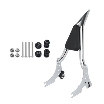Motorcycle Rear Passenger Sissy Bar Backrest with Cushion Pad Detachable For Harley Sportster XL 1200 883 72 48 Iron 2004-2022