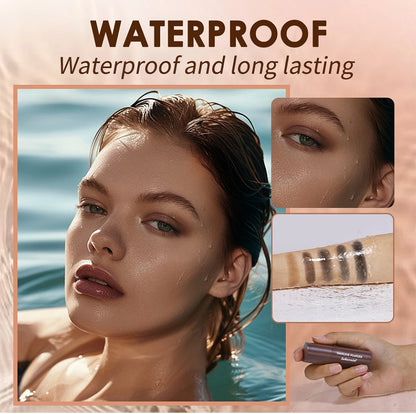 Hairline Shadow Powder Hair Waterproof Hairline Root Cover Up Natural Black Brown Eyebrow Contour Stick Repair Fill in Hair Tool