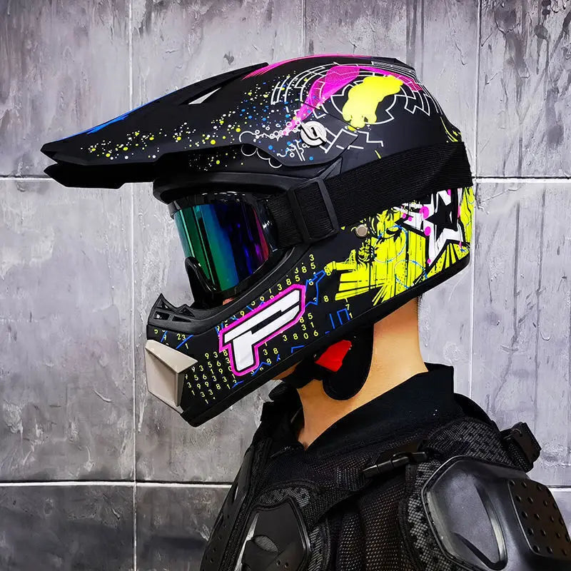 four seasons Racing Helmets Motorcycle Helmet  riding helmet and  rally Helmet Large adv Sports helmet Motocross Helmet Casco