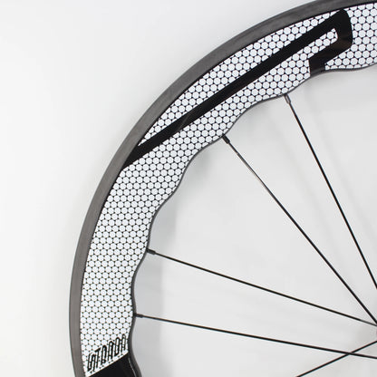 Newest 700C Road Bike UD Full Carbon Fibre wheelset Carbon Bicycle Wheelset clincher tubeless rims 65mm wave 25mm width V brake