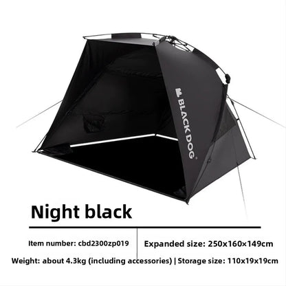 Naturehike BLACKDOG Camping Automatic Tent Waterproof Sun Shelter Beach for 2-3 People Outdoor Travel Picnic 150D Dome Tent New