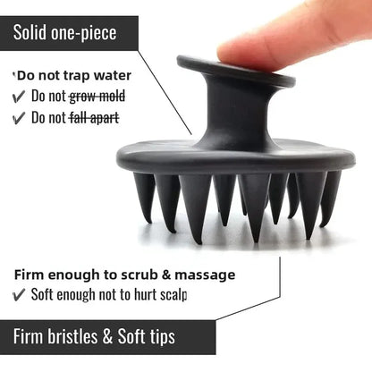 1pcs Hair Brush Scalp Massager for Hair Growth Mold-Free Silicone Scalp Massager Shampoo Brush Scalp Scrubber Exfoliator Tools