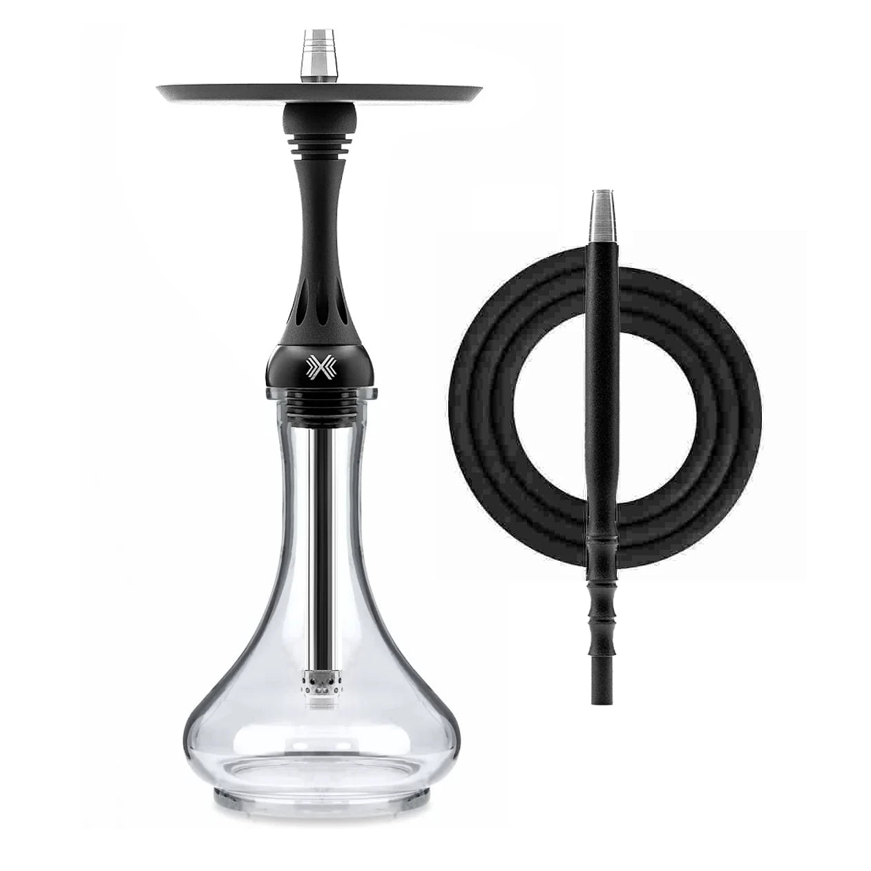 Shisha Hookah Alpha X Kappa Set with Glass Bottle Arabian Shisha Hookah Set