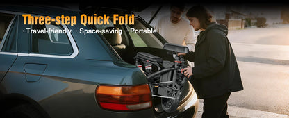 Electric Bike for Adults Teens, 1200W Peak Motor, 25MPH Folding E-Bike, 480/720Wh Battery, 40 Miles Range, Advanced 6 Shock