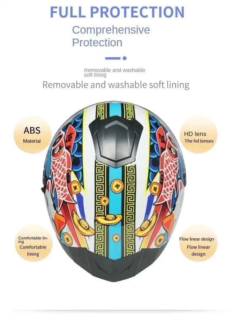 Motorcycle Helmet  four seasons LVS  Professional racing dual lens safety helmet motorcycle full face protector, approved by DOT