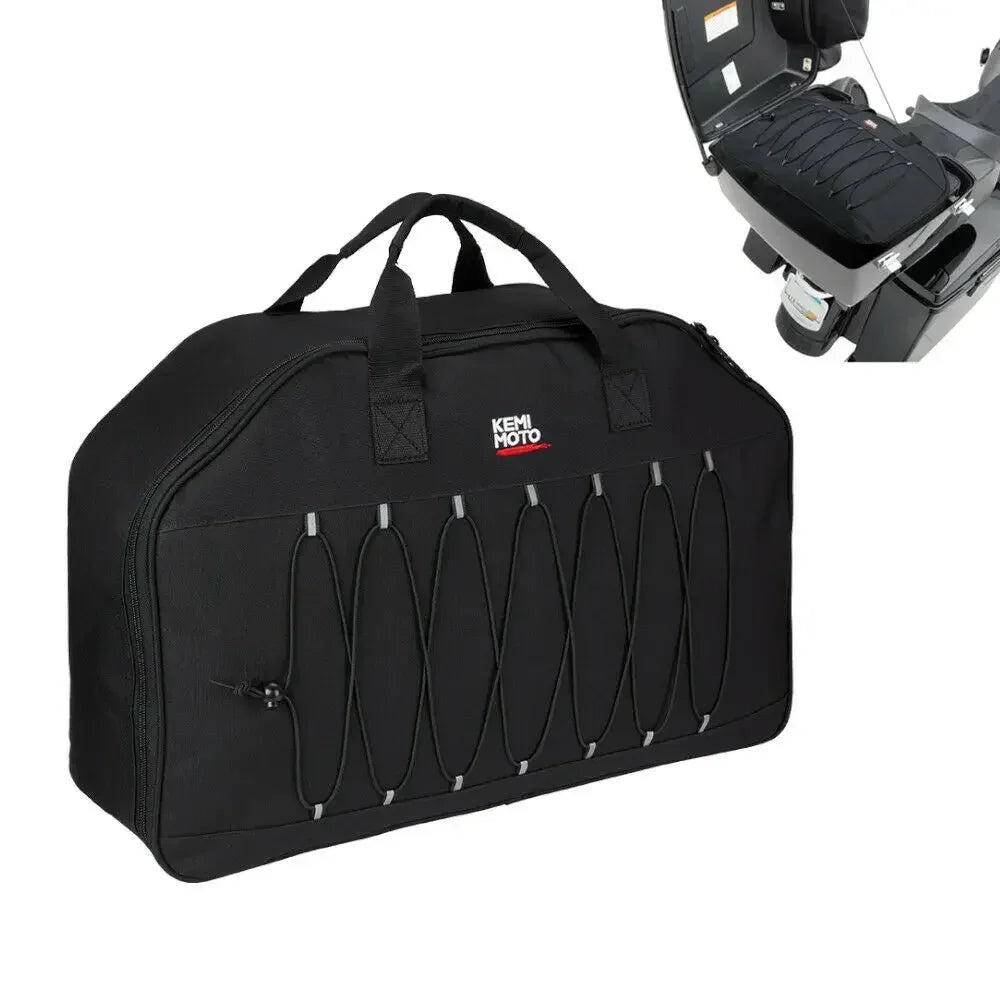 KEMITOUR Tour Pack Organizer Travel-Paks Soft Liner Luggage Bag for Street Glide Electra Glide Road Glide Road King Touring Bags