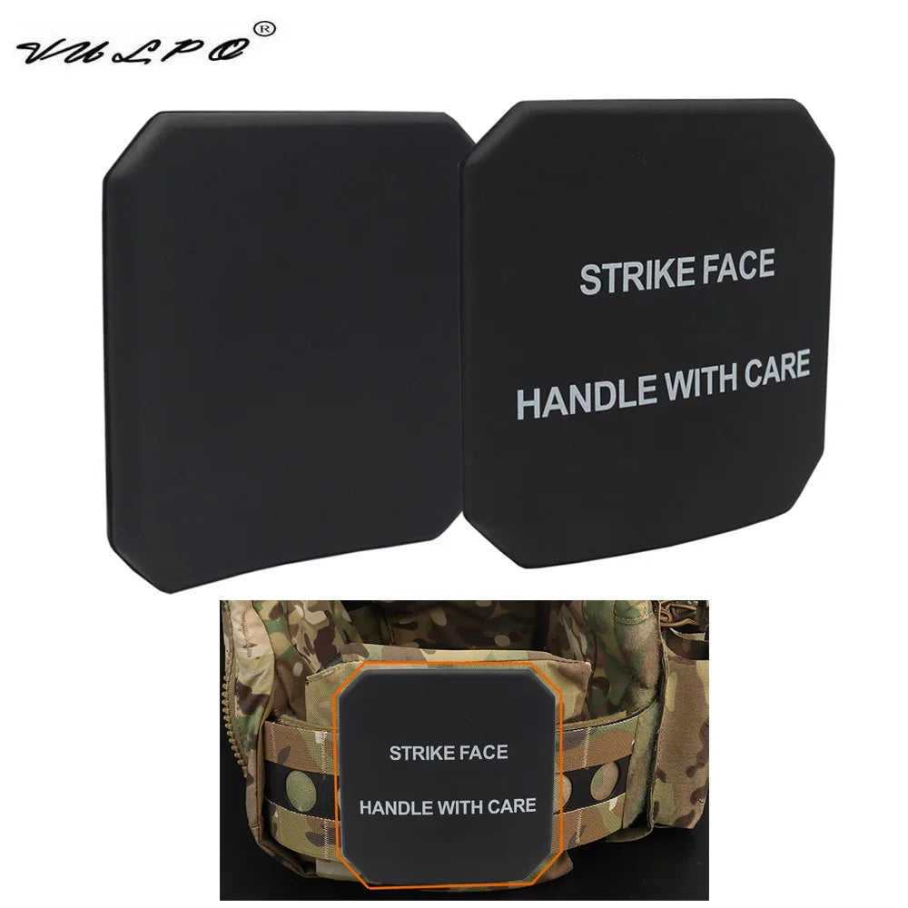 VULPO Tactical Vest EVA Side Plates Pad Dummy Plate 6x6“ Airsoft Strike Face Body Armor Protect Side Plate Hunting Vest Plate Ca