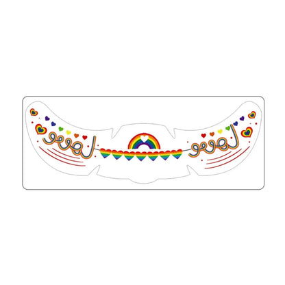 Waterproof Rainbow Freckles Face Tattoo Facial Art Disposable Face Temporary Tattoos Long Lasting Makeup Stickers Pride Month