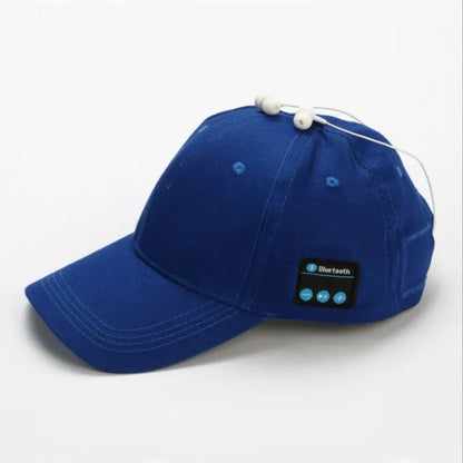 Outdoor Sports Baseball Cap with Visor Wireless Bluetooth Hands-free Music Headphone Hat