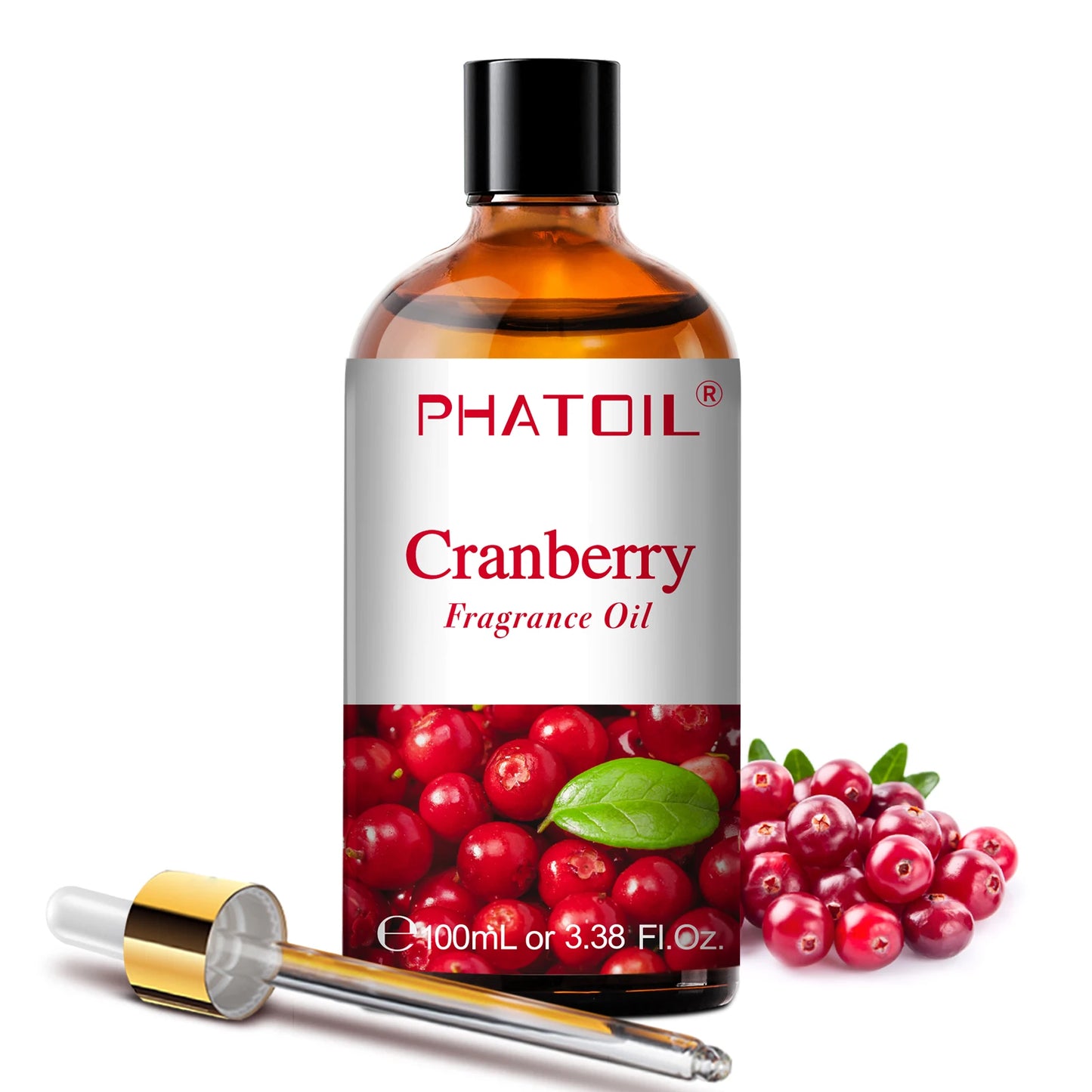 PHATOIL 100ml Aromatherapy Fragrance Oil with Glass Dropper Lime Coconut Strawberry Cherry Watermelon Lemon Mango Aroma Oils