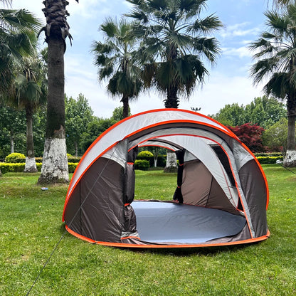 5-8 people quick opening hand throw tent waterproof camping boat tent outdoor tent fully automatic pop-up