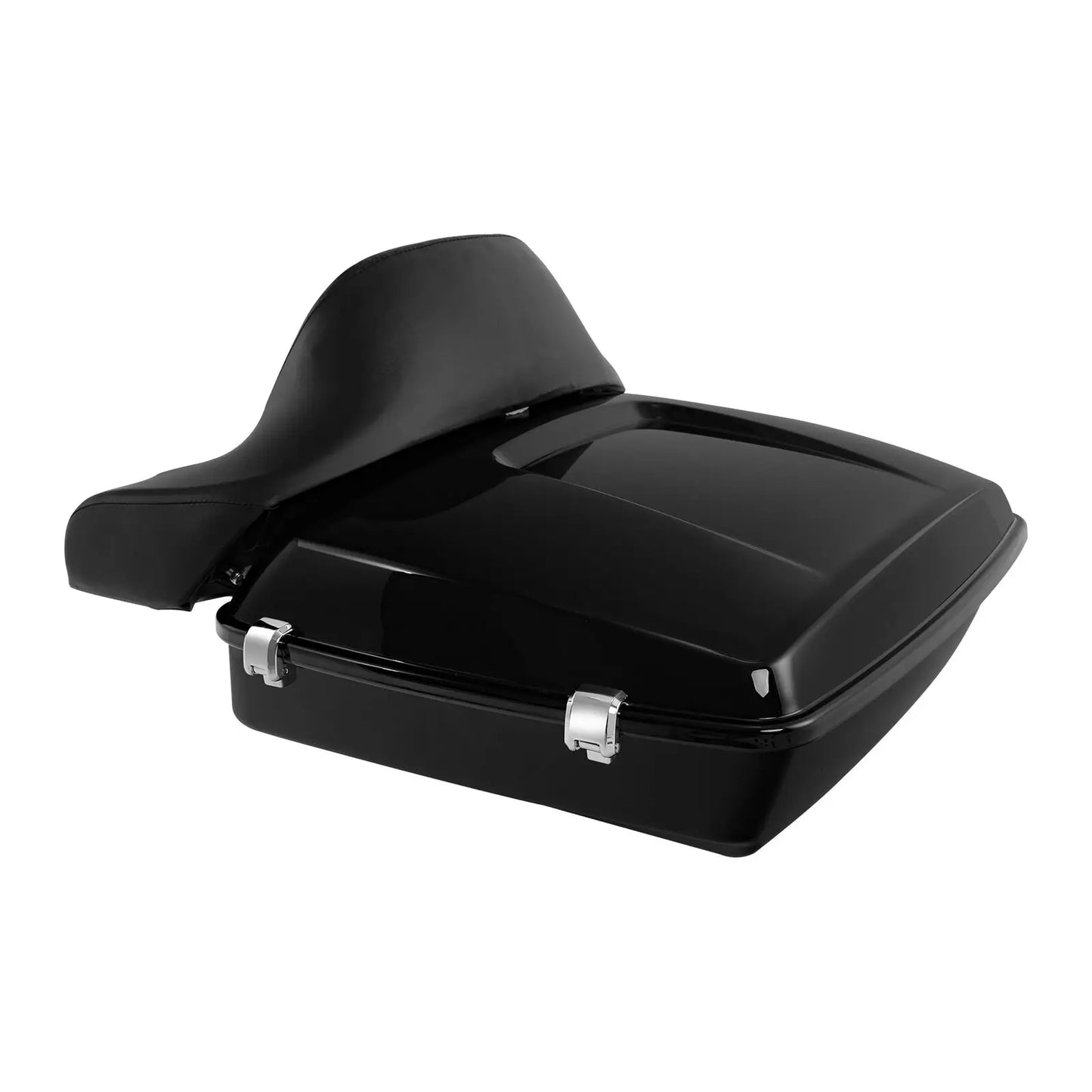 Motorcycle Chopped Trunk + Backrest Pad For Harley Touring  Electra Road King Road Glide Street Glide 2014-2025