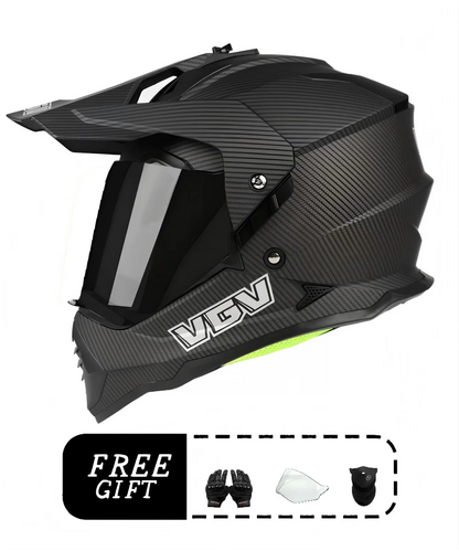VGV motorcycle rally helmet buy one get three free, with a wide field of view design, suitable for off-road/downhill enthusiasts