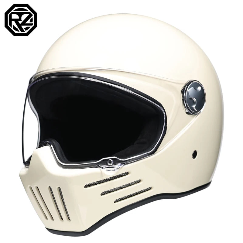 ORZ-728 Full Face casco moto Helmet Vintage Chopper Retro Helmet capacete de motocicleta modular helmet DOT