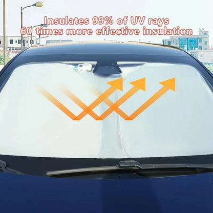 Car Window Sunshade Cover Sun Shade Windshield Visor Protector Windscreen Folding Auto UV Protection Curtain Styling Accessories