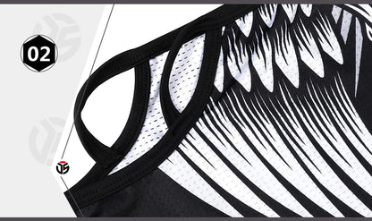Summer Breathable Bandana Skull Printed Scarf Sun Protection Quick-drying Face Cover Reusable Mask Neck Gaiter Halloween Gift