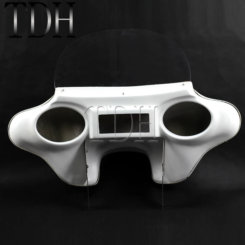 Batwing Fairing Windshield Hardware Kit For Harley Touring Road King FLHR CVO 94-13 Headlight Cowl Deflector Bracket 6x9 Speaker