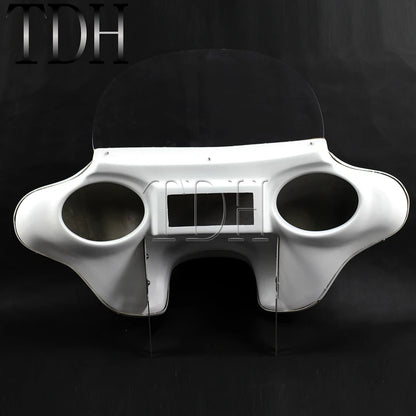 Batwing Fairing Windshield Hardware Kit For Harley Touring Road King FLHR CVO 94-13 Headlight Cowl Deflector Bracket 6x9 Speaker