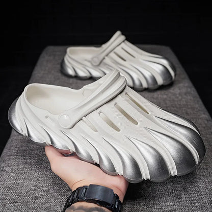 High Quality Summer Men Sandals Slippers Outdoor Beach Comfortable Soft Clogs Mens Beach Sandals Mens Casual Shoes Garden Shoes