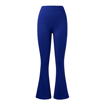 New Fashion Women's Flare Leggings V-shaped Hip Yoga Pants High Waist Wide Leg Pants Women Gym Sport Flared Pant Casual Leggings
