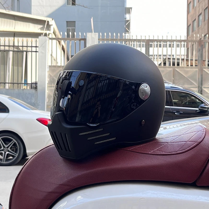ORZ-728 Full Face casco moto Helmet Vintage Chopper Retro Helmet capacete de motocicleta modular helmet DOT