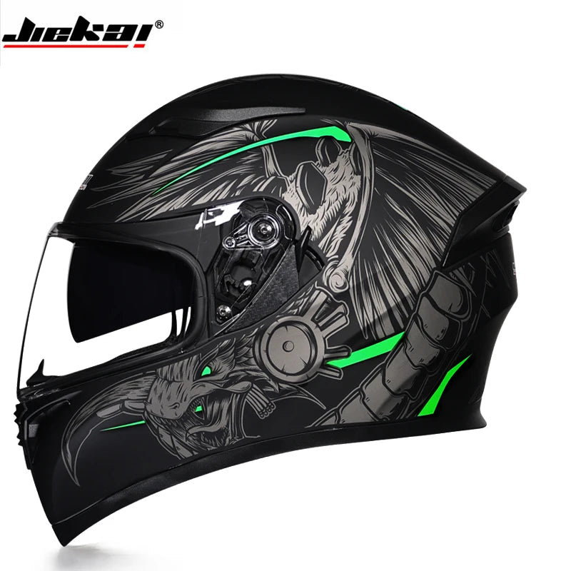 Brand new genuine JIEKAI 316 high quality full face motorcycle helmet men racing motorcycle helmet DOT capacete casqueiro casque