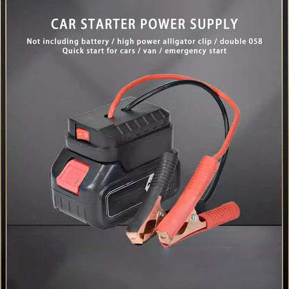 Portable Car Battery Jump Starter Jump Box Lithium Battery Converter - Compact Power Pack for Emergency Vehicle Starting