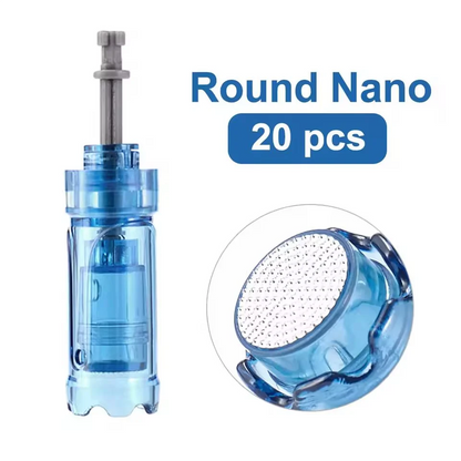 Bayonet Cartridge Needle for Dr Pen M8S /A8S/ A9/ A11 Microneedle 12/ 18 /24 /36 /42 Pin / Round Nano / 3D Replacement Tip Head