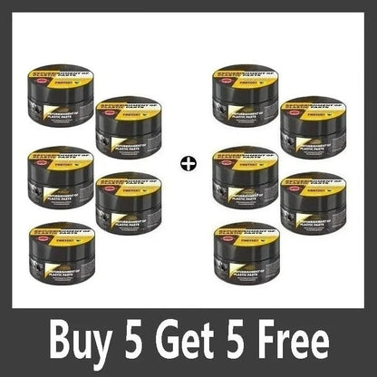 Car interior scratch repair paste, interior and exterior plastic polishing wax for leather, tires, steering wheel.