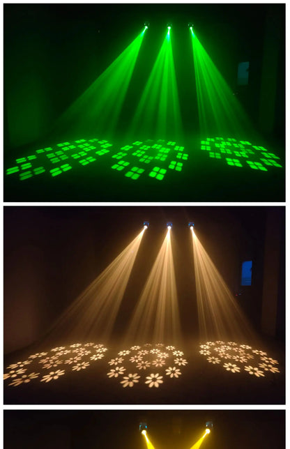 DJ 120w 180w Gobo Spot Led Beam 18 Light Moving Head Party Disco Stage Lights Sound DMX 18 Prisms Disco Club Stage Bar Lighting